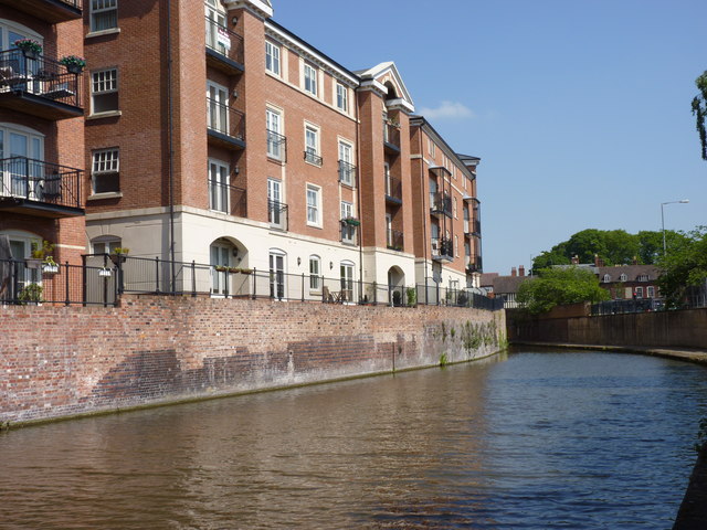 Canal side apartments, Worcester