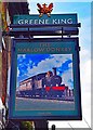 The Marlow Donkey (2) - sign, Station Road, Marlow, Bucks