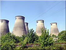 SE4724 : Ferrybridge Power Station cooling towers by Graham Hogg