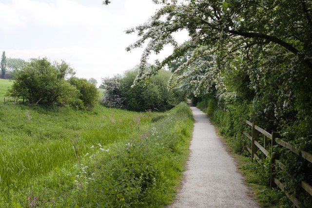 Footpath by the disused Nottingham Canal