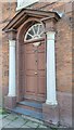 SO8933 : Door and portico by Philip Halling