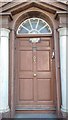 SO8933 : Door with fanlight and portico by Philip Halling