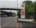 ST3089 : May 25th 2018 Shell fuel prices in Crindau, Newport by Jaggery