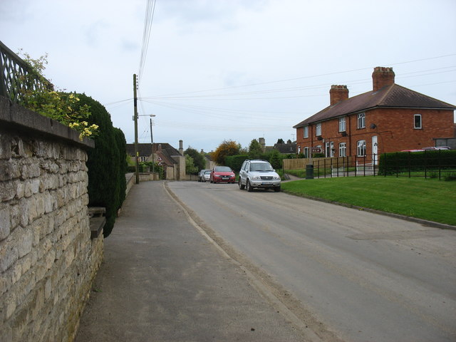 In Castle Bytham village