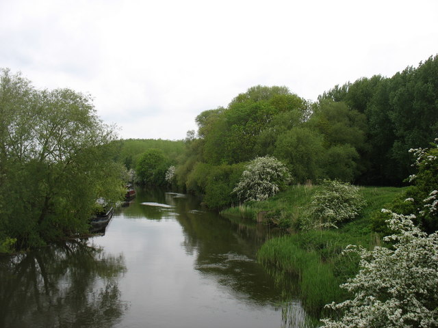 The River Nene from Elton Bridge