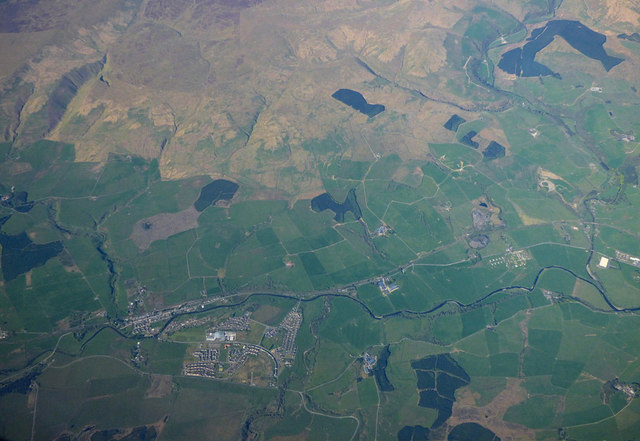 Kirkconnel from the air