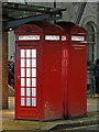 Two telephone boxes at Sadler