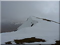 NN3340 : Snowfields near the summit of Dothaidh by Richard Law