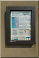 TM4762 : Sizewell Beach Information Board on the Public Conveniences by Geographer