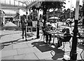 Pavement cafe, Lord Street, Southport