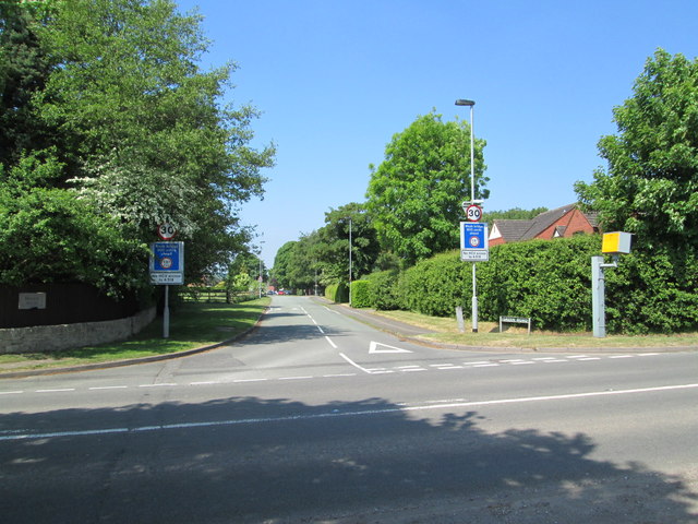 Road junction at Weston