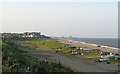 A view of the Beach at Pakefield from the Cliffs