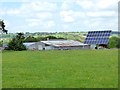 NY9360 : Solar panels at Dotland Park Farm by Oliver Dixon