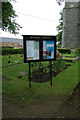 TM1241 : St. Peter's Church Notice Board by Geographer