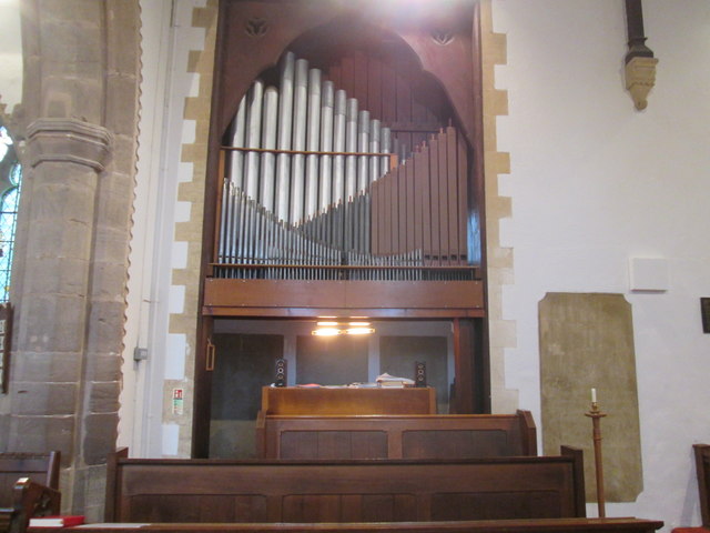 An organ view at Orleton Church