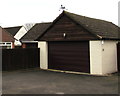 Weathervane on a Culver Street garage, Newent