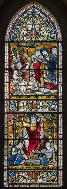 Stained glass window, St Andrew's church, East Heslerton