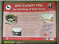 John Corbett Way Sign outside Stoke Works school