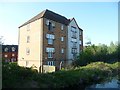 Canalside housing on Eagleworks Drive