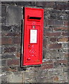 King George VI postbox in a Colby Road wall, Burry Port