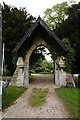 Lych gate at the former All Saint