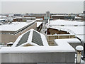 View north from County Mall roof, Crawley