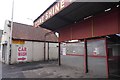 Derelict garage, Leslie