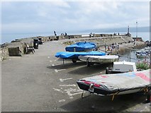 SN3960 : The Pier at New Quay by Peter Wood
