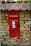 TF0376 : Victorian postbox on Church Lane, Sudbrooke by Ian S