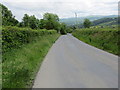 Road descending to Neuadd-Lwyd