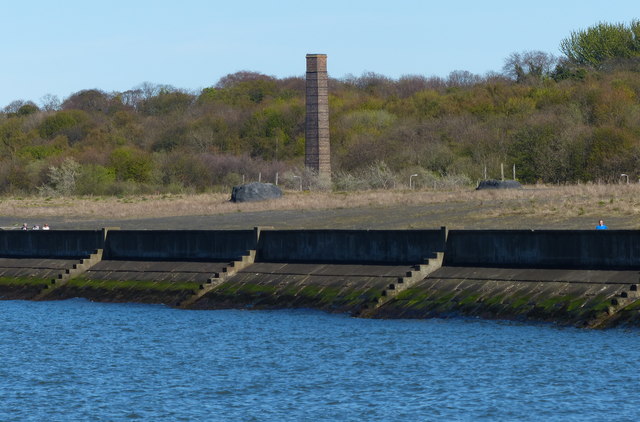Sea defences at Levenhall