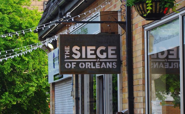 The Siege of Orleans - sign, 5 The Giles Centre, Alvescot Road, Carterton, Oxon