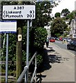 A387 in Looe, 9 miles from Liskeard, 20 from Plymouth