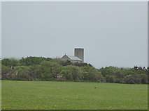 TG1743 : Beeston Regis Church from the Norfolk Coast Path by Chris Holifield