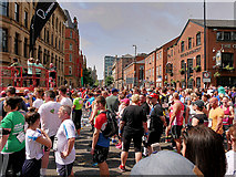 SJ8497 : Great Manchester Run, Princess Street by David Dixon