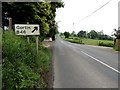 Sign for Gortin, Crosh