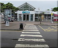 Eastern entrance to the main building at Leigh Delamere Services Eastbound