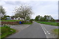 Road junction at Thorness