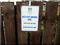 Best kept village notice, Ardstraw Village