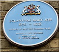 SU1868 : Jebb blue plaque on the wall of Marlborough Library by Jaggery
