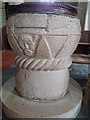 South Milton: Norman font at All Saints church