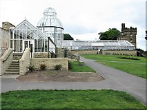 SE0542 : Glasshouses, Cliffe Castle, Keighley by G Laird