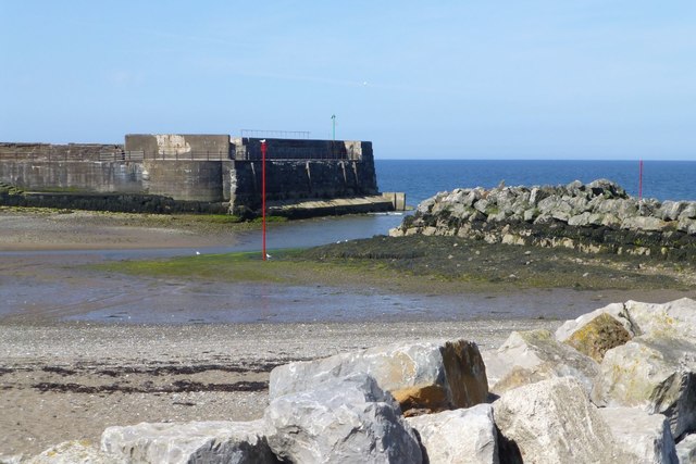 Harrington Outer harbour at low tide