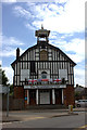 Sandy old town hall, now the Roundabout Club