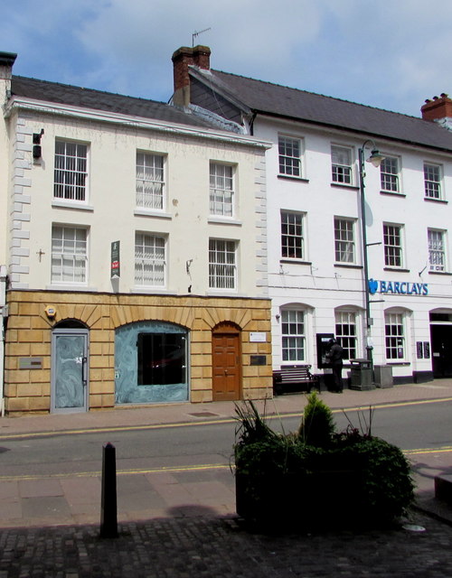 Vacant former Yorkshire Building Society branch,  Agincourt Square, Monmouth