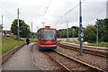 Tram at Beighton Drake House Lane stop