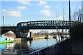 Railway viaduct over the River Lea