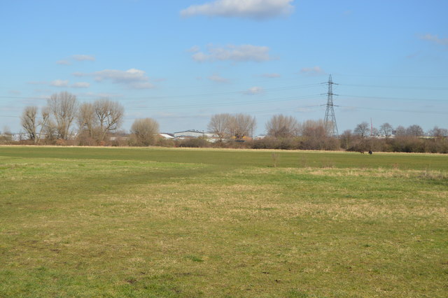 Playing fields in the Lea Valley