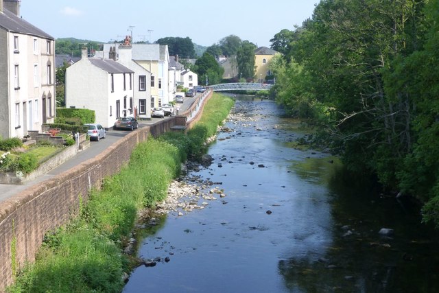 The River Cocker flows through Cockermouth