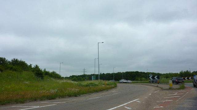 Slip Road Onto A27 from A22 Southbound